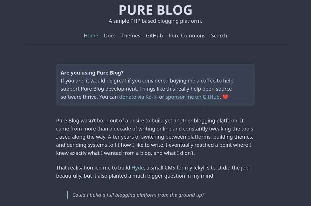 Nord Dark theme screenshot