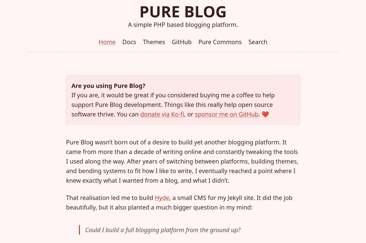 Rose Light theme screenshot